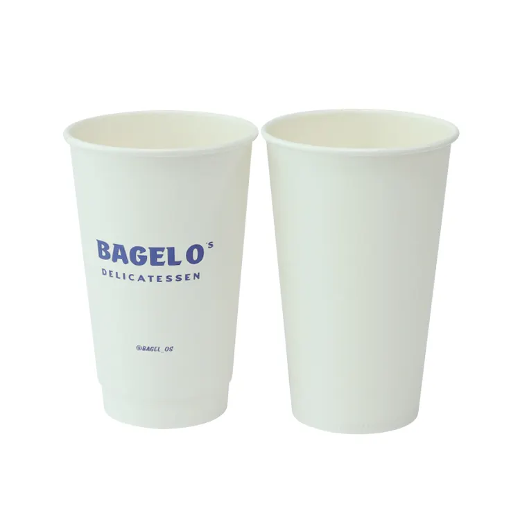 Printed Disposable Water Based Coating Paper Cups with Logo