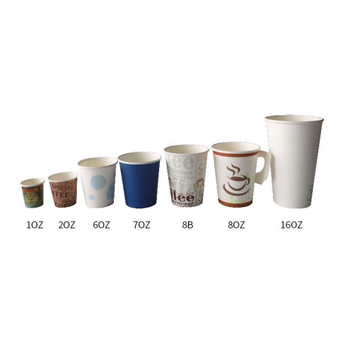 Custom Disposable Single Wall Taste Paper Cup