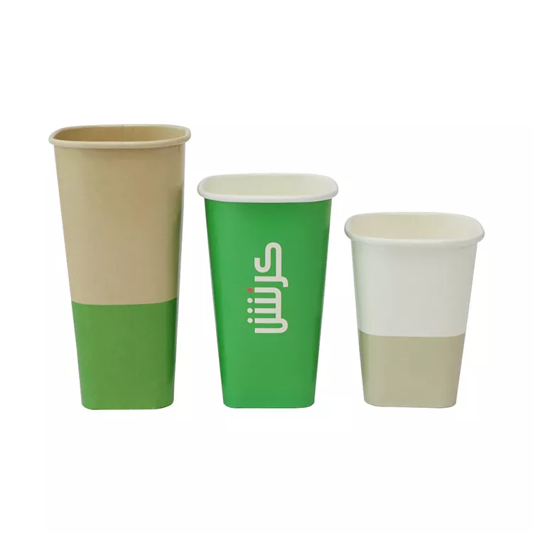 OEM ODM biodegradable disposable custom logo eco friendly takeout coffee 12 oz paper cups