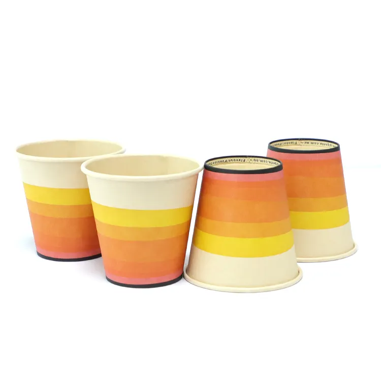 Custom Bamboo Paper Hot Cups Paper Cold Cups With Logo