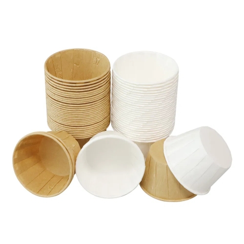 0.5/0.75/1/1.25/2/3.25oz Disposable Paper Sauce Cup For Ketchup
