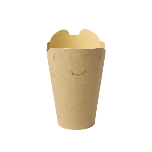 Disposable Butterfly Closure Paper Cups for Hot Cold Drinks