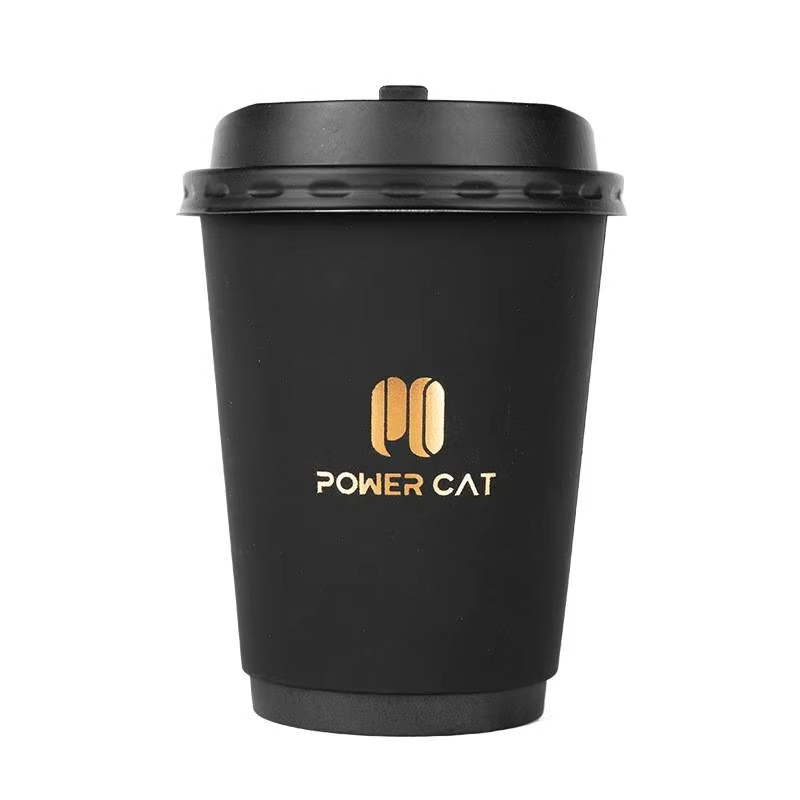 8/10/12/16/20oz Custom Aqueous Coating Paper Cups Double Wall Coffee Cup