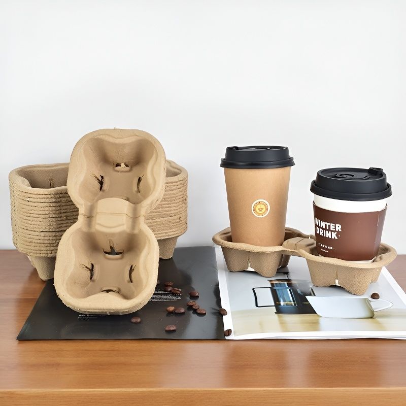 Detachable 2 Cup Carrier Trays