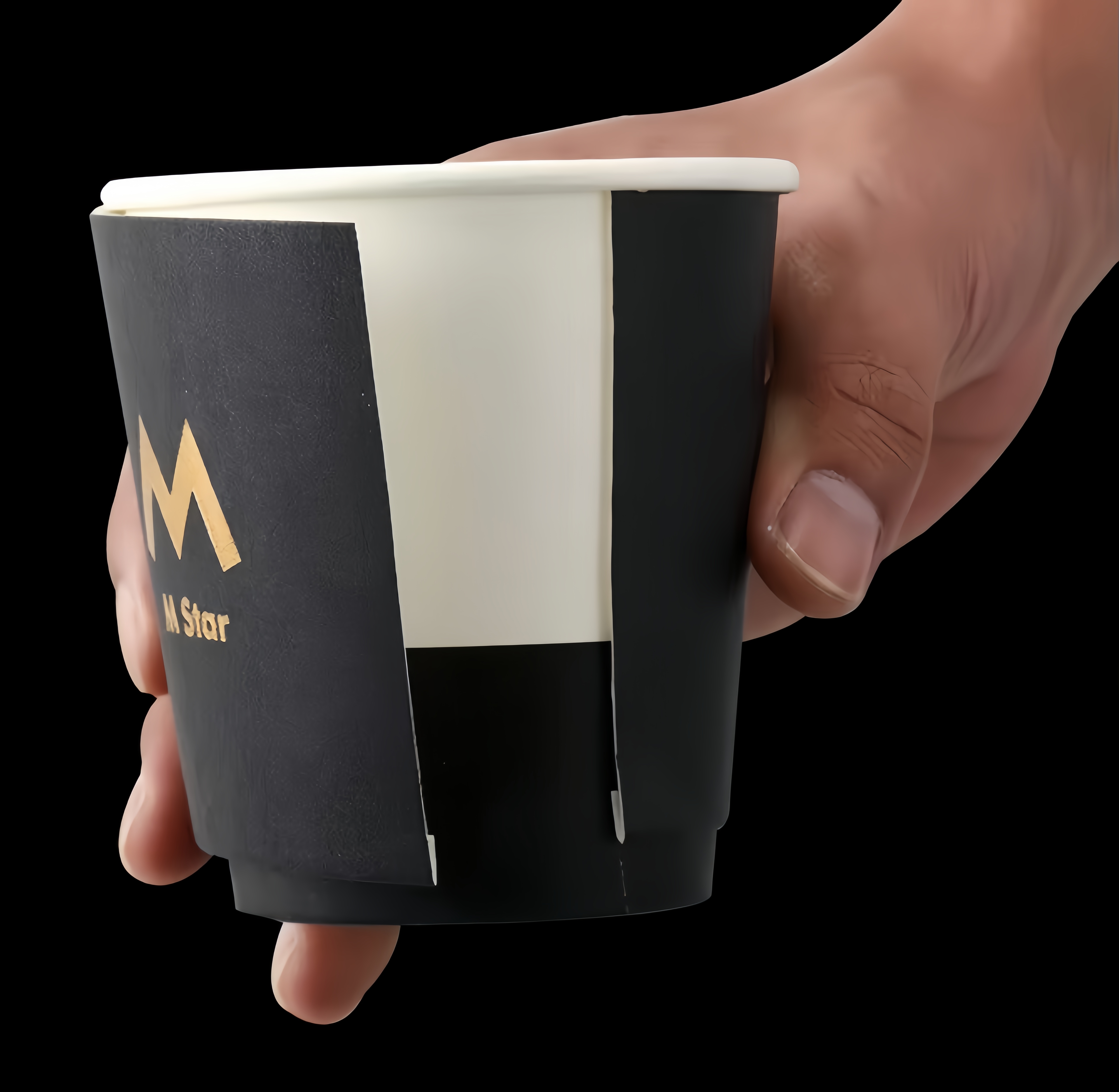 8/10/12/16/20oz Custom Aqueous Coating Paper Cups Double Wall Coffee Cup