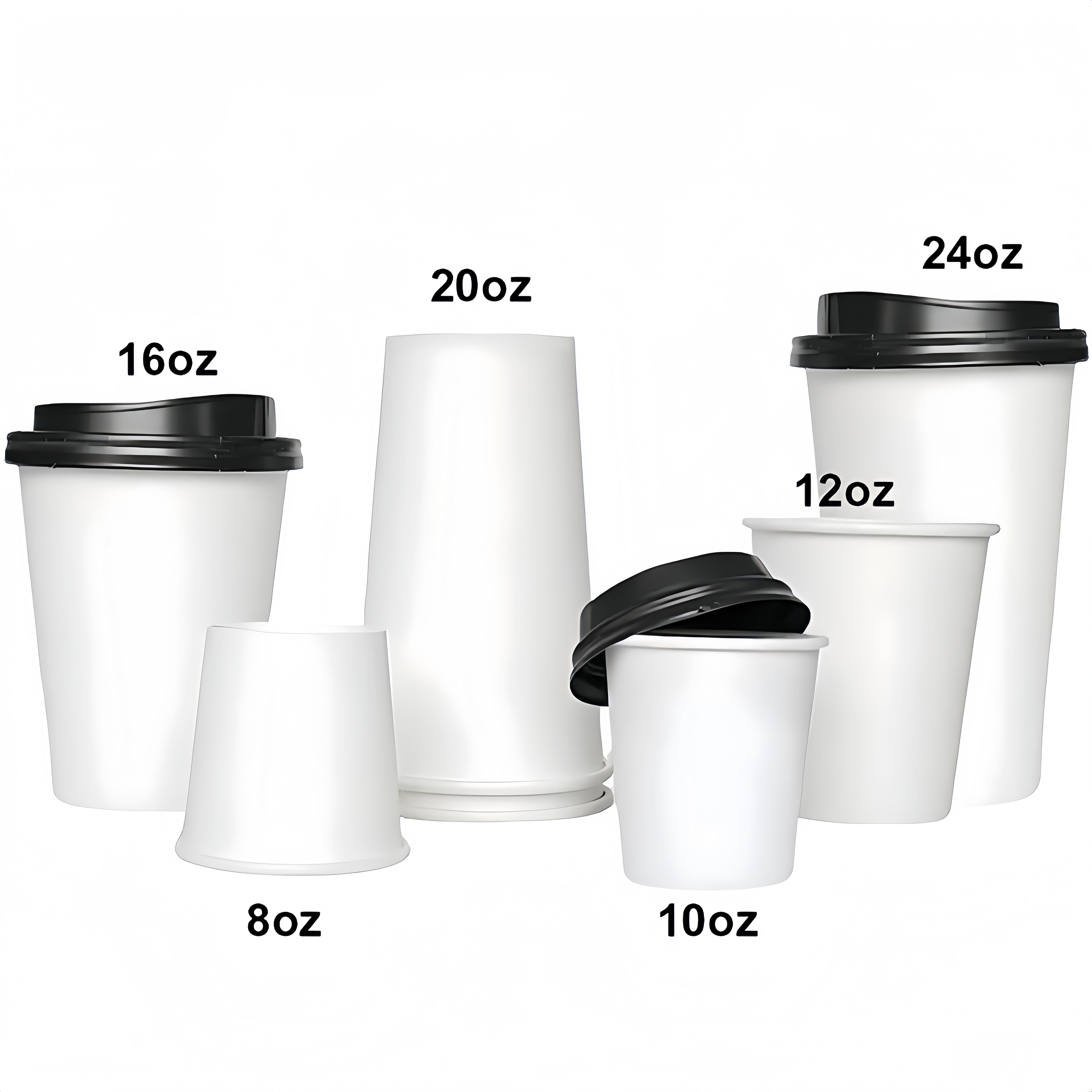 Custom Water Based Coating Disposable Paper Cup