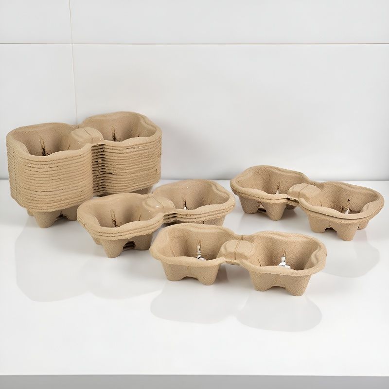 Detachable 2 Cup Carrier Trays